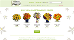 Desktop Screenshot of nettsfloral.com